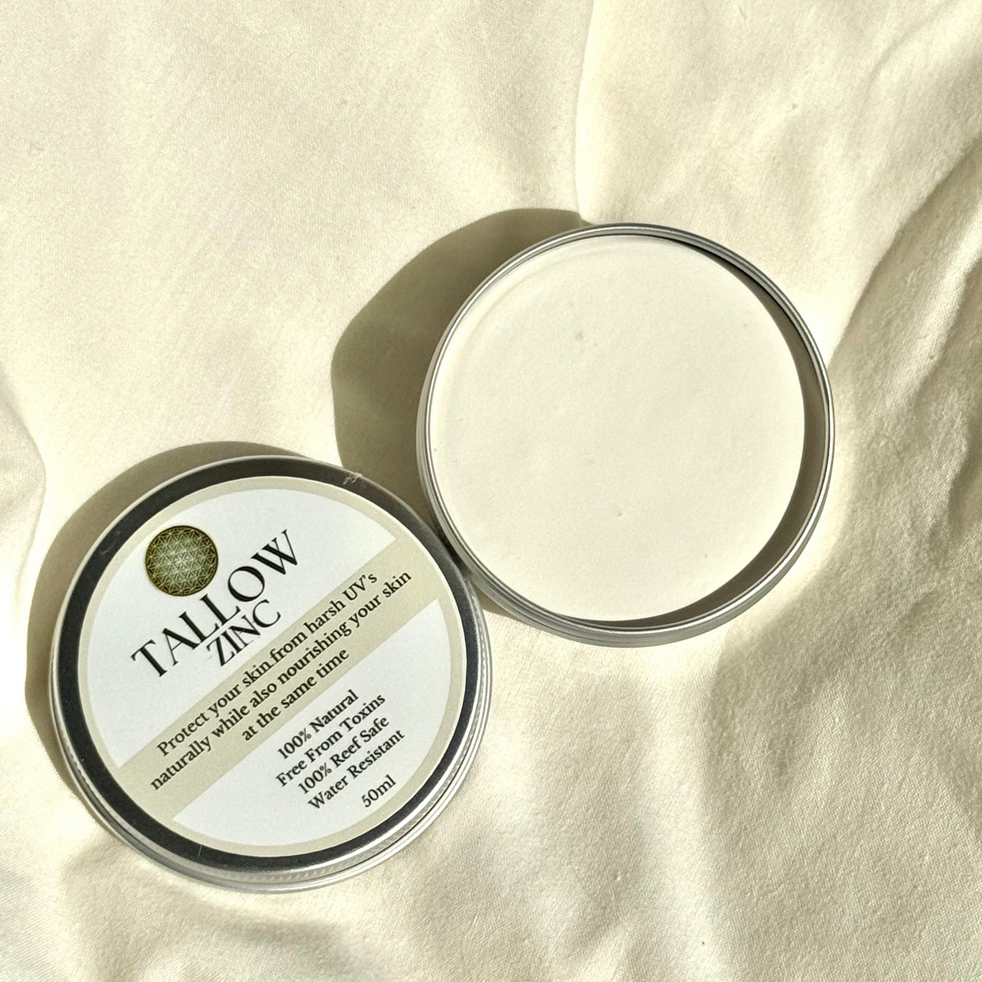 Tallow White Zinc natural skin care
