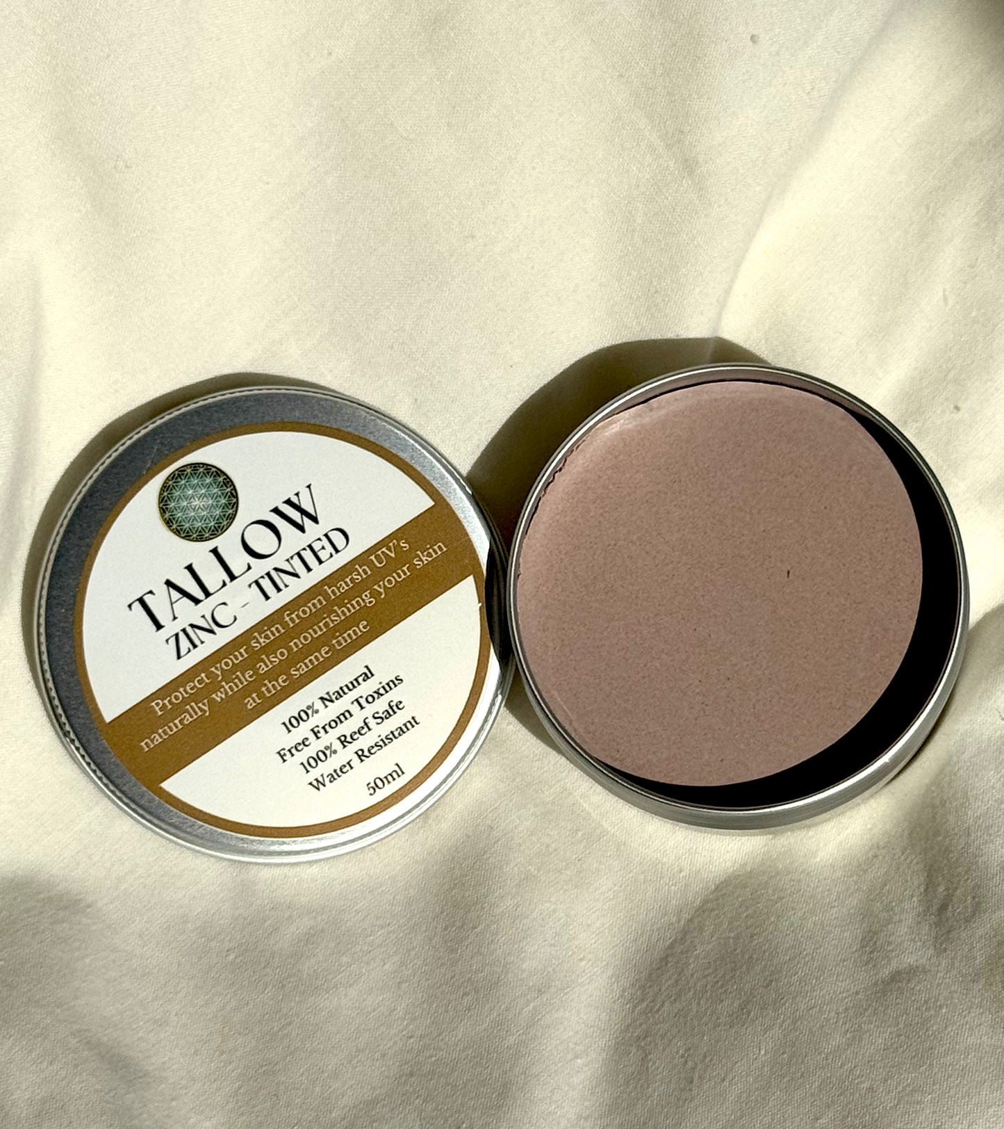 Tallow Zinc Tinted natural skin care