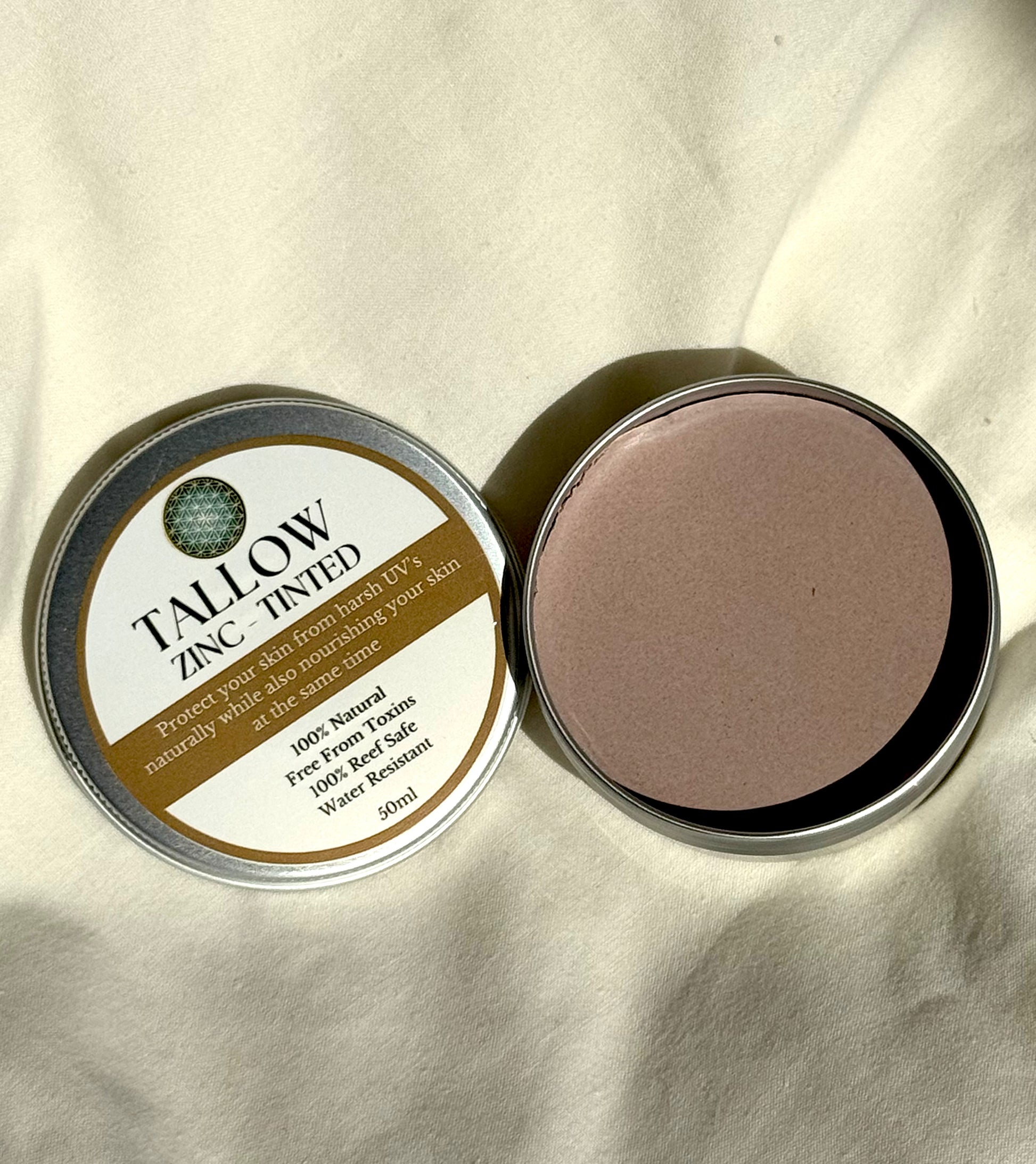 Tallow Zinc Tinted natural skin care