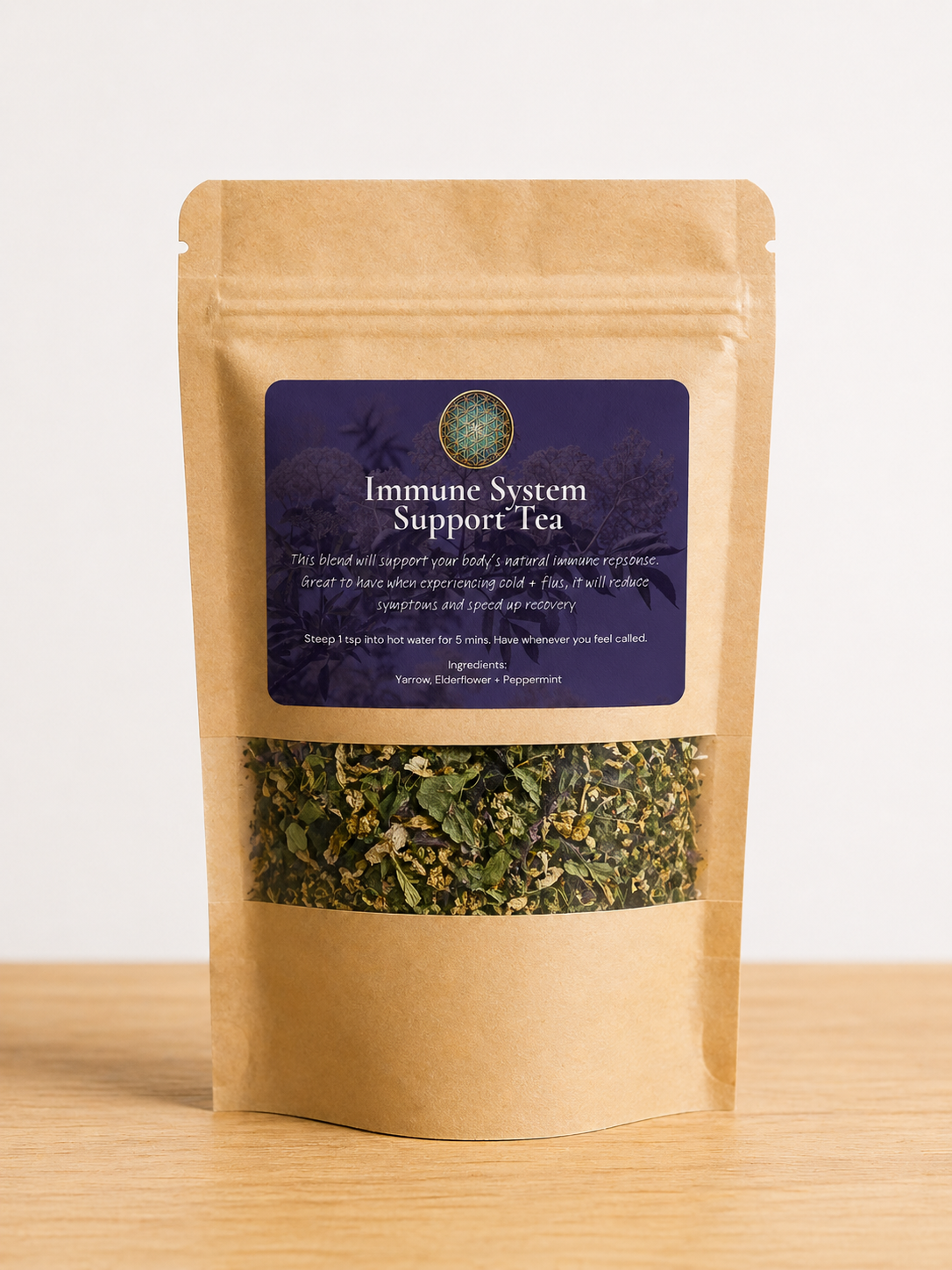 Immune system support tea to help naturally boost your wellness when feeling run down or have the cold or flu (YEP tea)